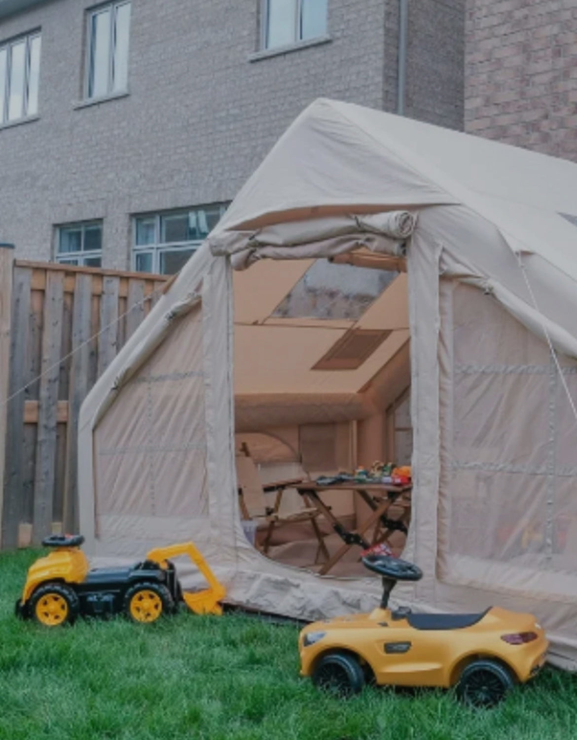 Backyard camping adventures