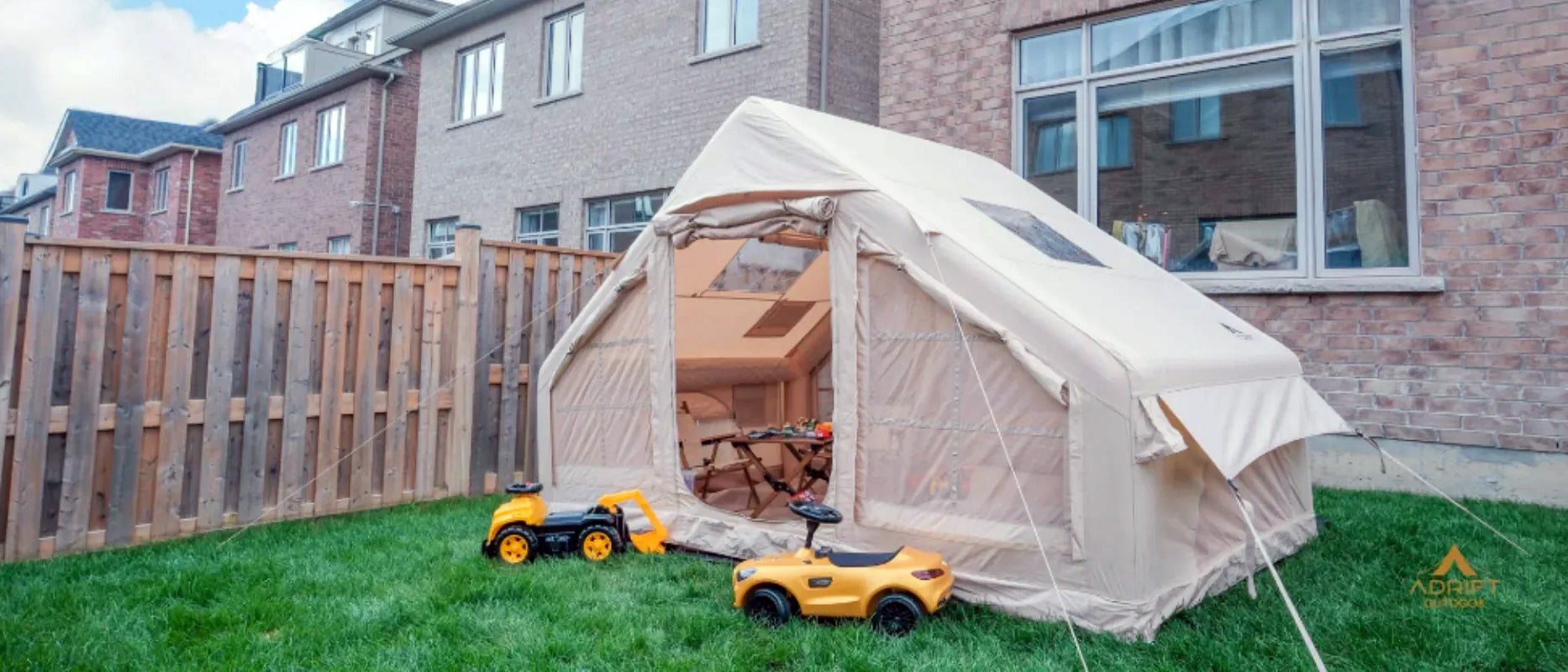 Backyard camping adventures