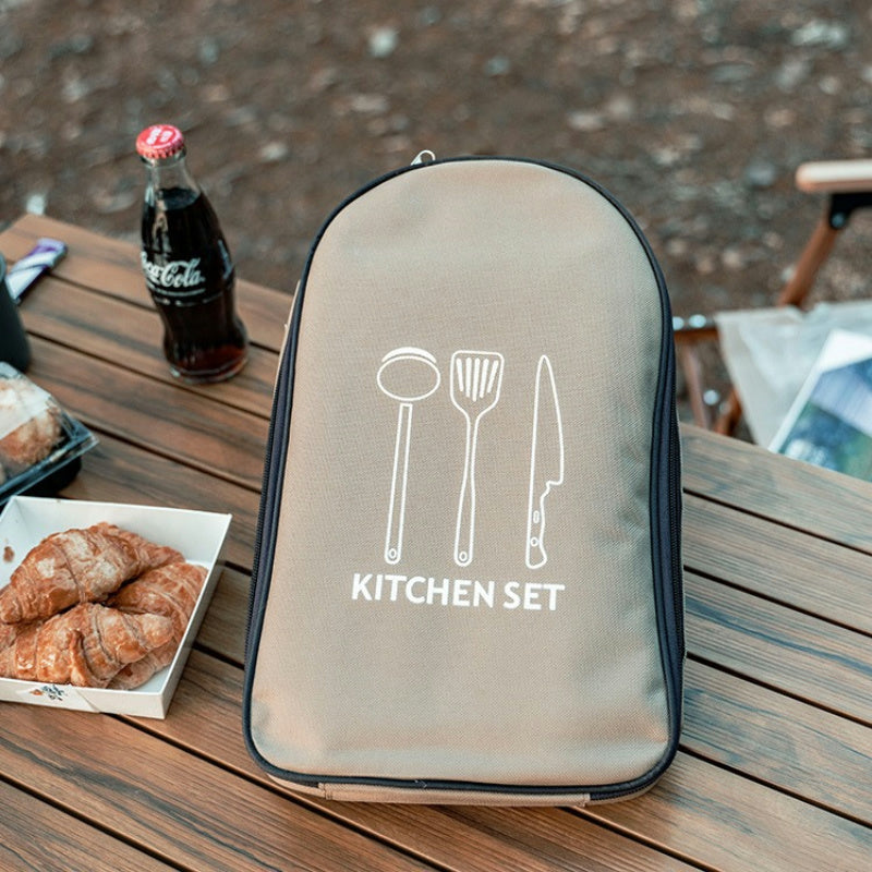 8PCS Camping Cookware Set – Portable Outdoor Kitchen Kit