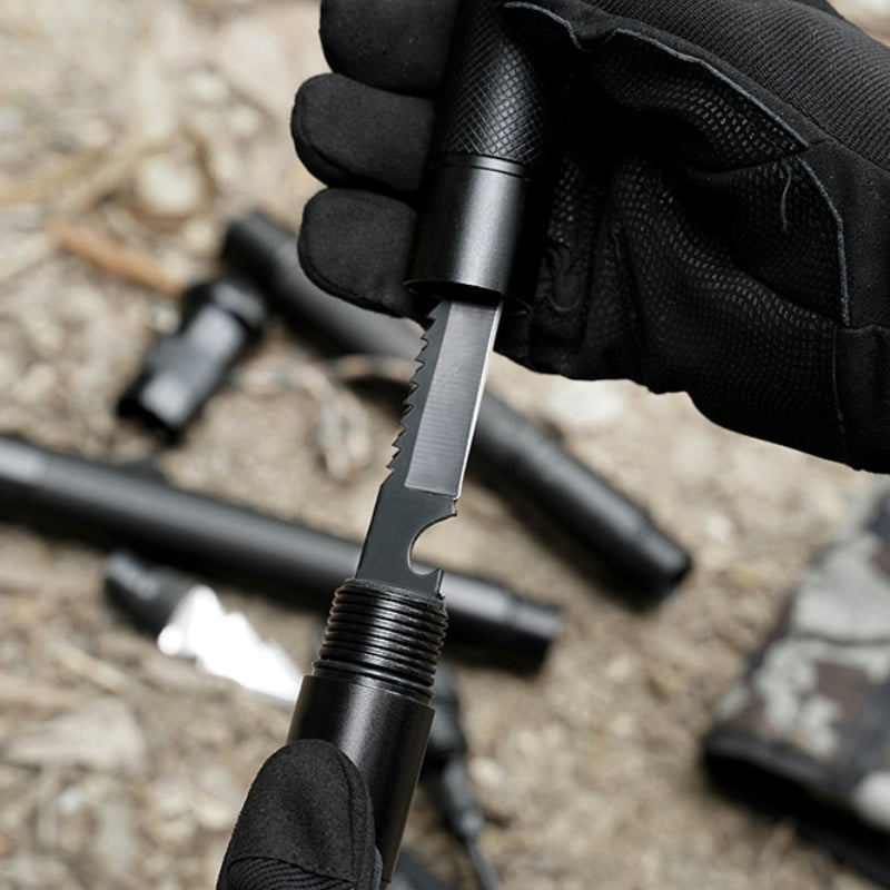 Telescopic Hiking Tool – Foldable Trekking Pole & Self-Defense Stick