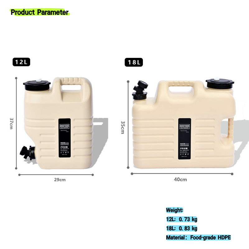 Large-Capacity Water Container – Portable with Spigot