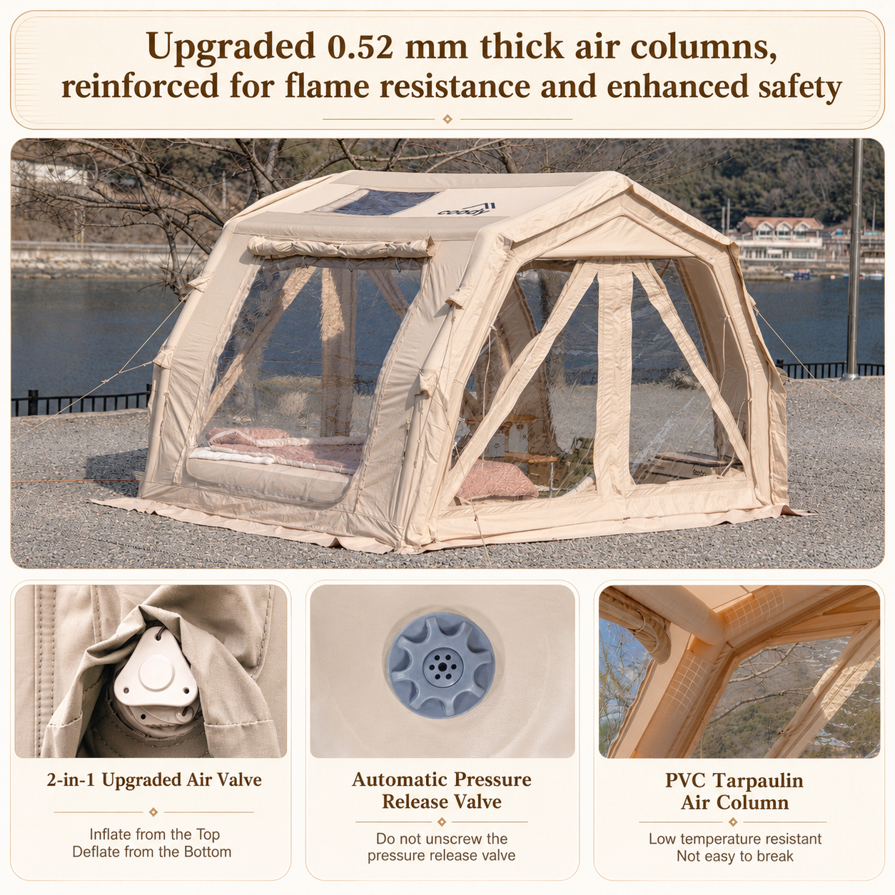 Coody 10.0 Pro Inflatable Tent