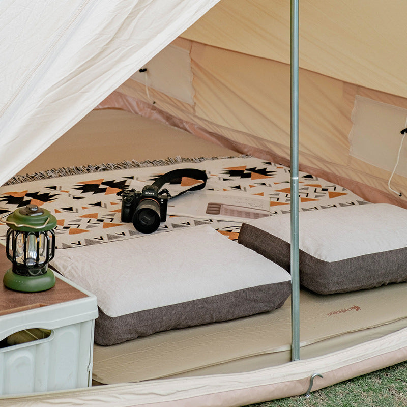 Memory Cotton Cheese Foam Pillow – Portable Camping Travel Pillow