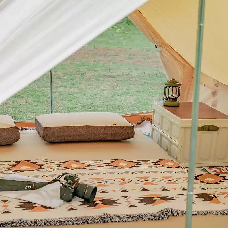 Memory Cotton Cheese Foam Pillow – Portable Camping Travel Pillow