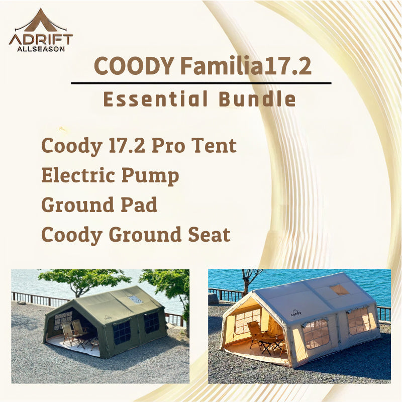 Coody 17.2 Essential Bundle – Spacious & Comfortable Family Camping