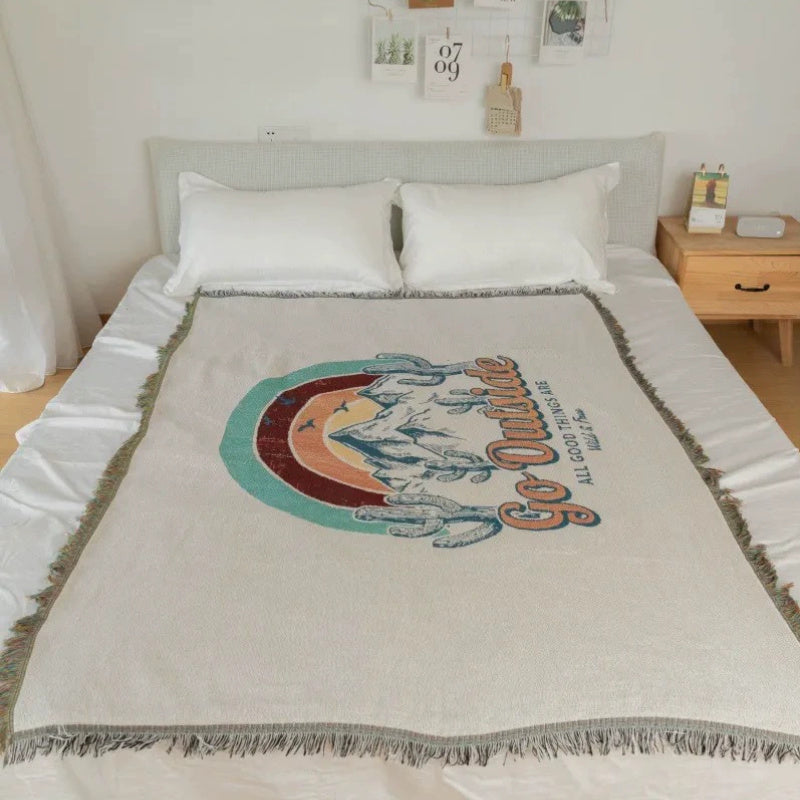 Camping Blanket – for Sofa, Bed & Outdoor Picnic