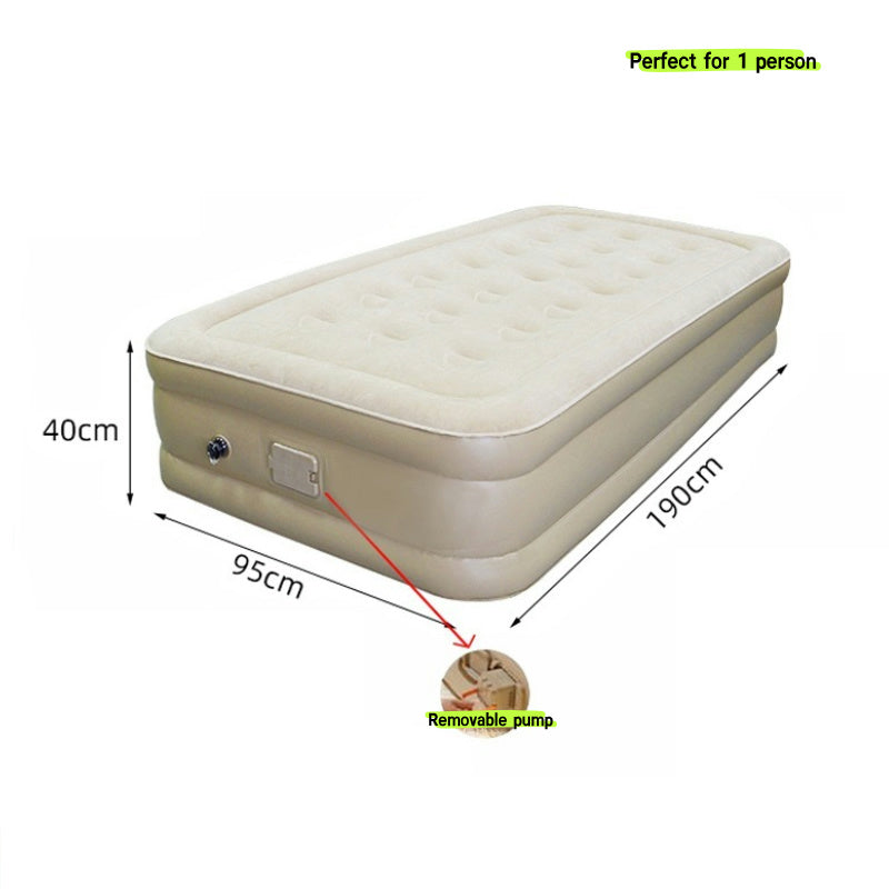 Auto-Inflatable Camping Mattress with Pump & Light