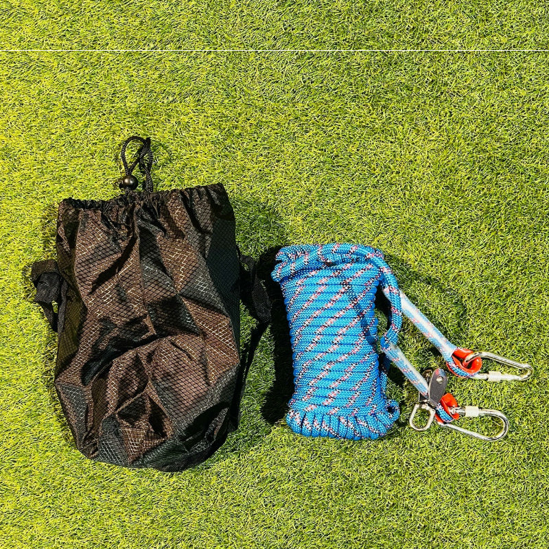 15m Reflective Dog Tie-Out Cable with Hooks & Pulley