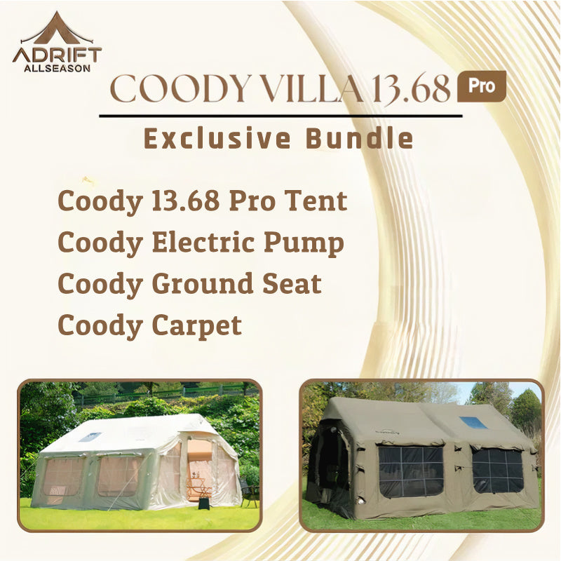 Coody 13.68 Pro Exclusive Bundle – Complete Coody Comfort Camping Set