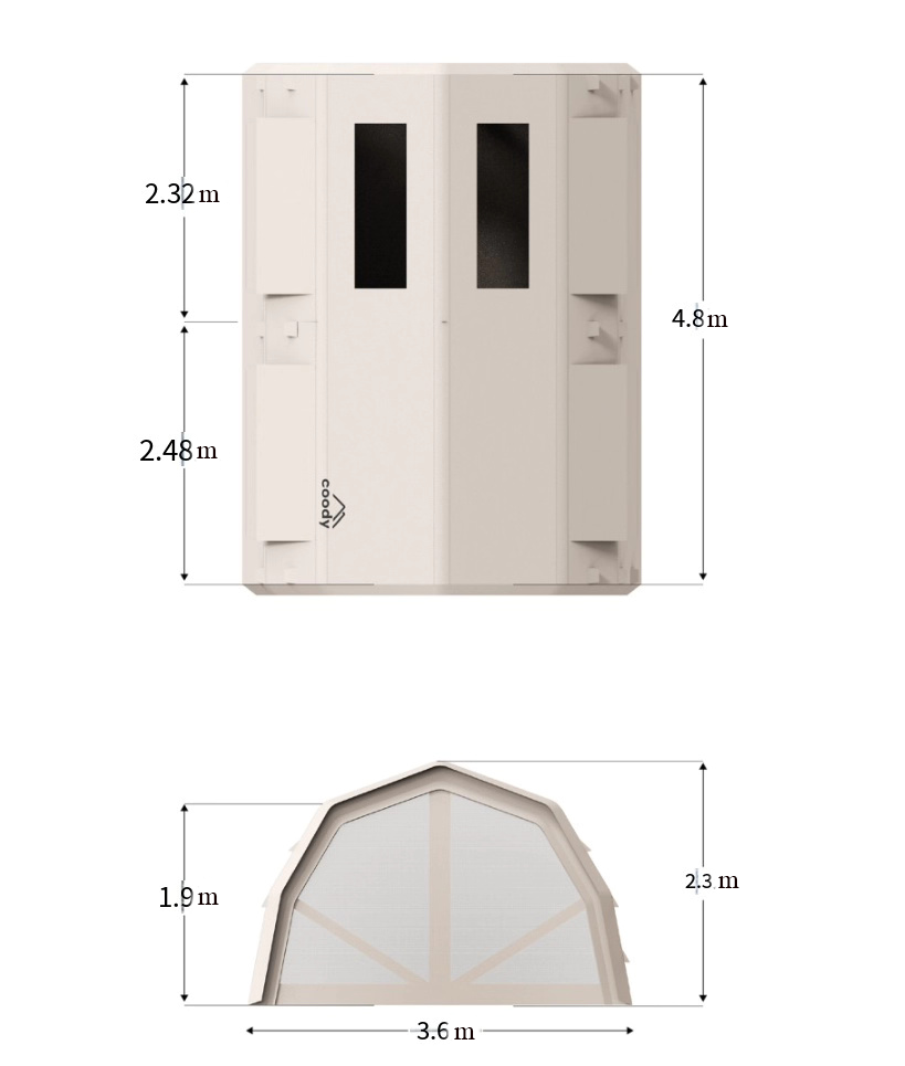 Coody 17.2 Pro Inflatable Tent – Familia