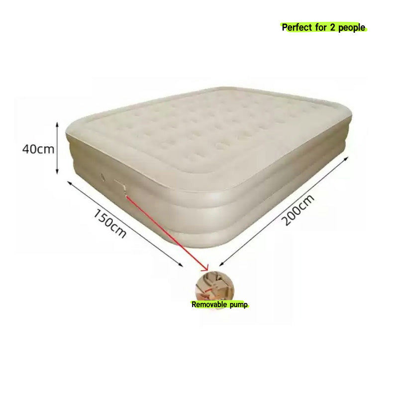 Auto-Inflatable Camping Mattress with Pump & Light