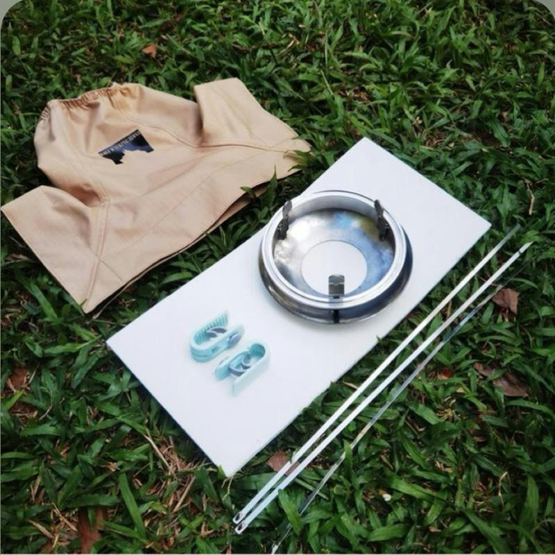 Tent Chimney Shield – Anti-Rain & Bug Cover for Wood Stoves