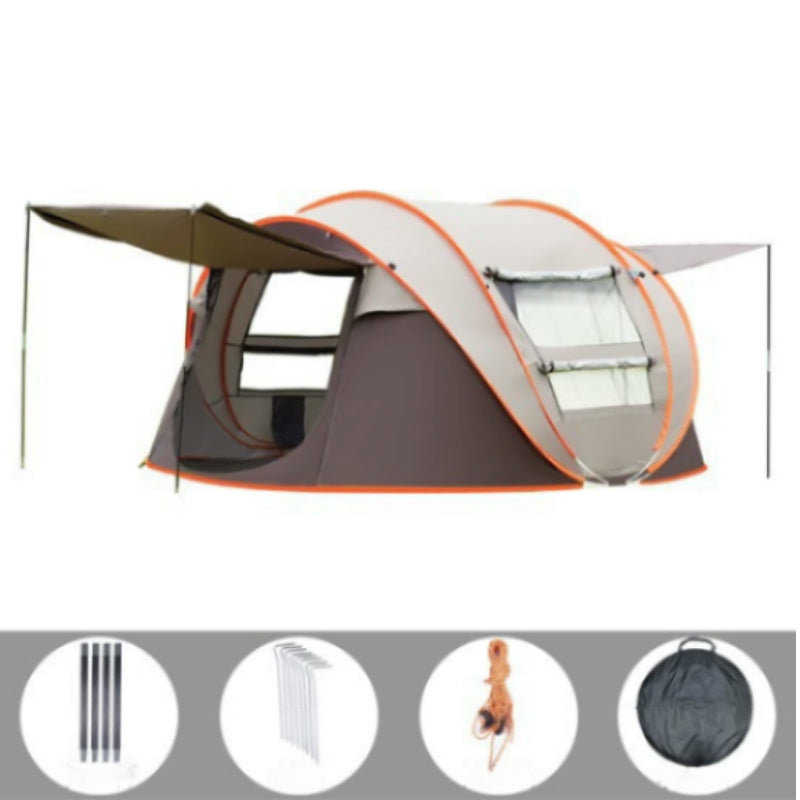 5–6 Person Traditional Pop-Up Tent – Instant Setup for Family Camping