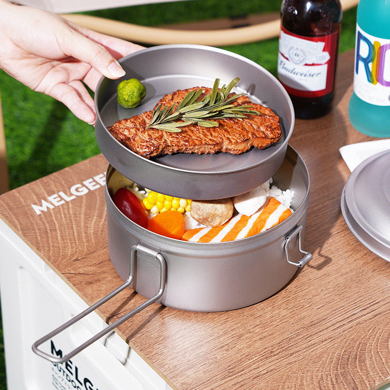 Adrift Allseason | Pure Titanium Lunch Box