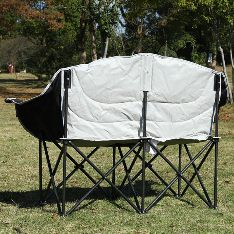Double Camping Chair – Extra-Thick Moon Chair with Arms