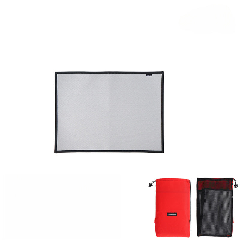 Fireproof Fiberglass Camping Mat (3 Sizes, Carry Bag)