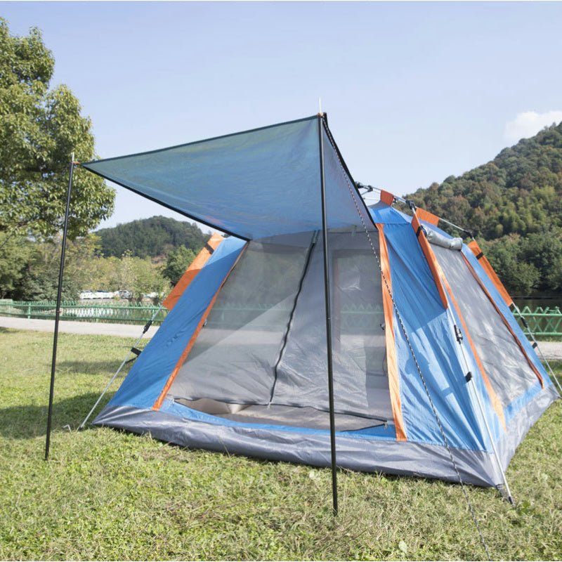 Traditional Pop-Up Camping Tent – 4-Sided, Automatic Setup, Waterproof for Outdoor Use