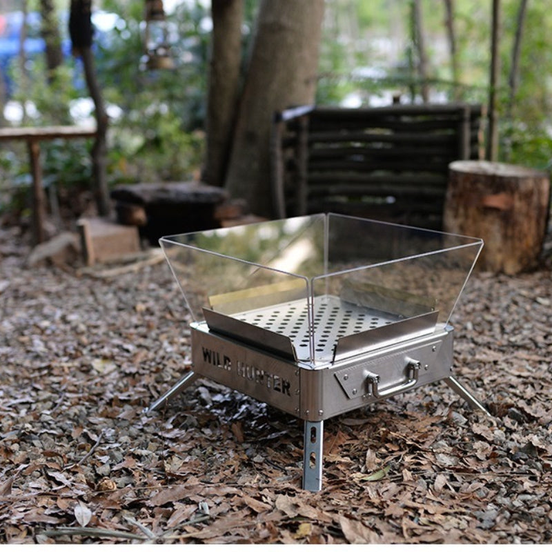 Wild Hunter | Outdoor Camping Fire Pit with Microcrystalline Glass