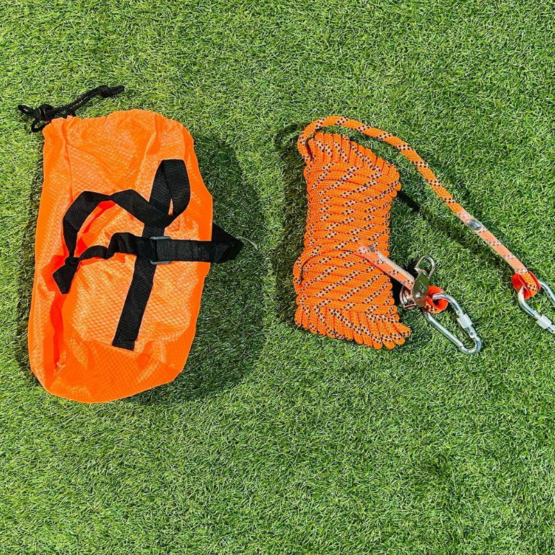 15m Reflective Dog Tie-Out Cable with Hooks & Pulley