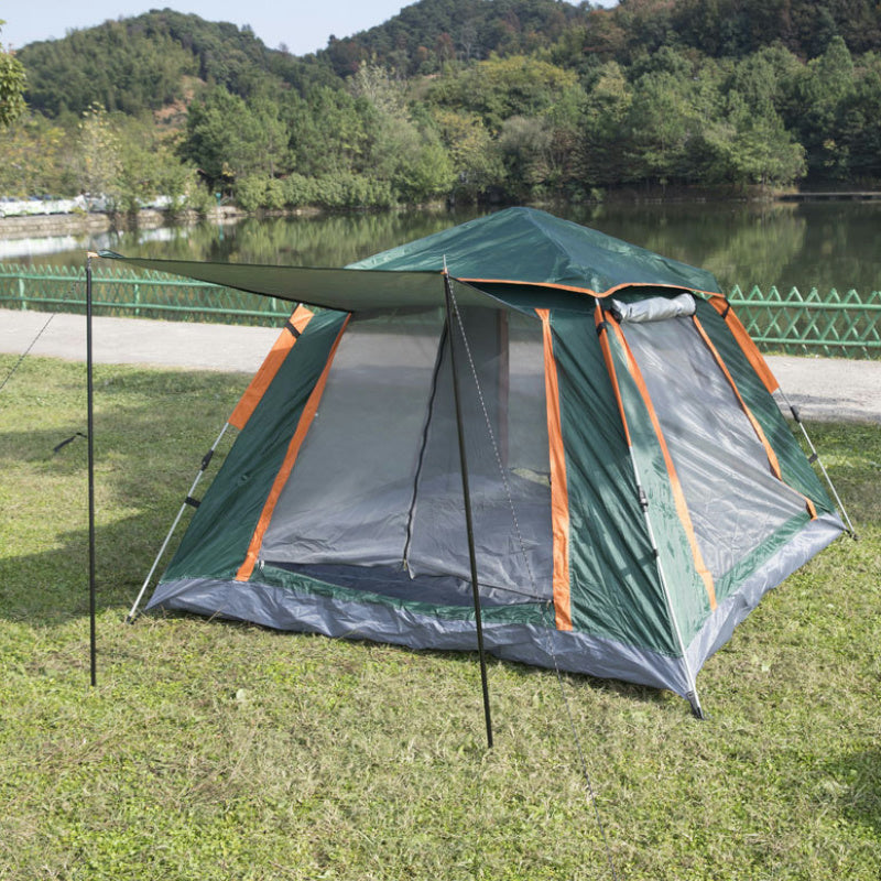 Traditional Pop-Up Camping Tent – 4-Sided, Automatic Setup, Waterproof for Outdoor Use
