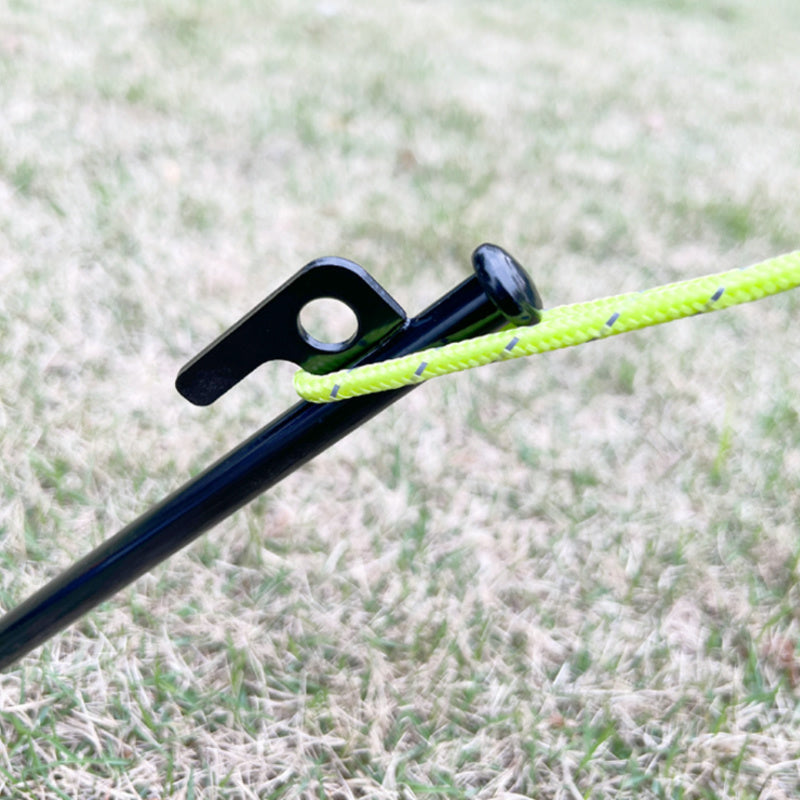 2-Pack Heavy-Duty Tent Stakes – Extra Long Steel Ground Pegs (Multiple Sizes)