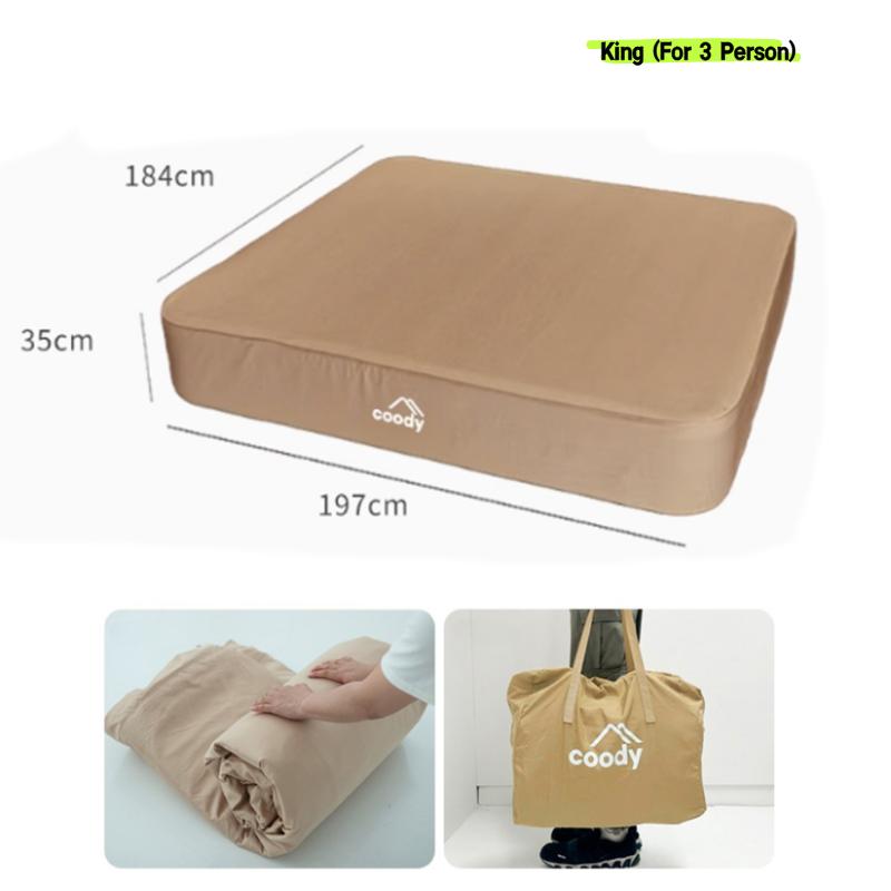 Coody Inflatable Mattress – Upgraded Auto-Inflating with Washable Cover