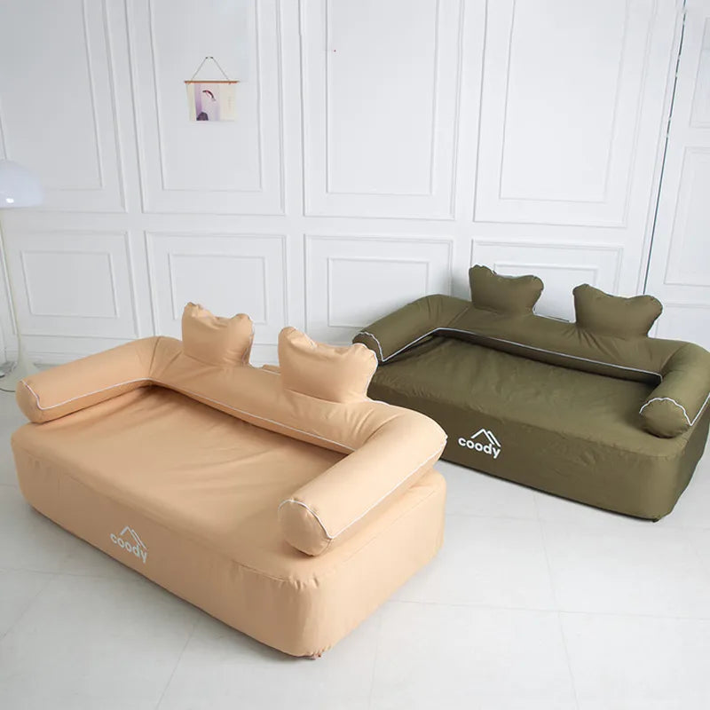 【New Arrival 】Coody Inflatable Double Sofa - Auto Pump, Portable for Camping and Outdoor Use