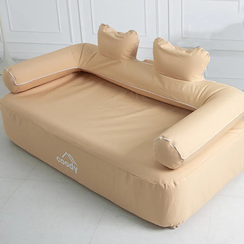 【New Arrival 】Coody Inflatable Double Sofa - Auto Pump, Portable for Camping and Outdoor Use