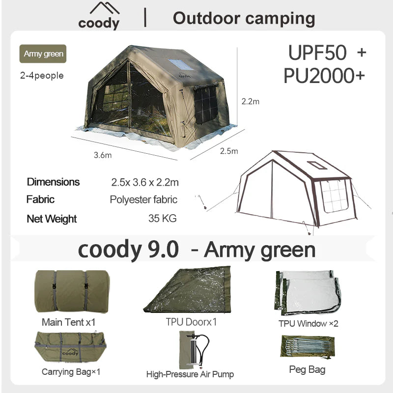 Coody Inflatable Tent - 9.0 Modular Pavilion