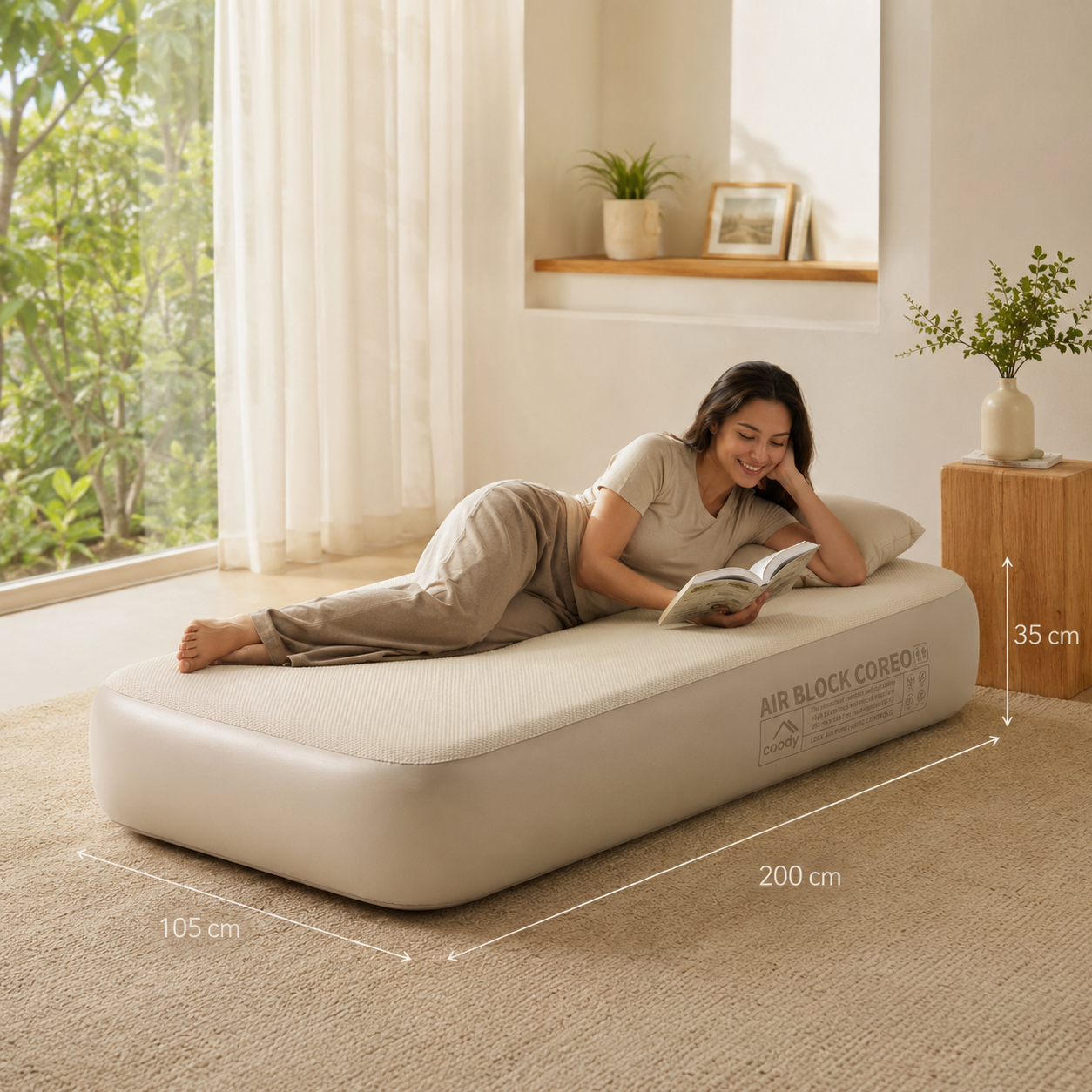 Coody Coreo Air Mattress Full-Cover Mattress Cover