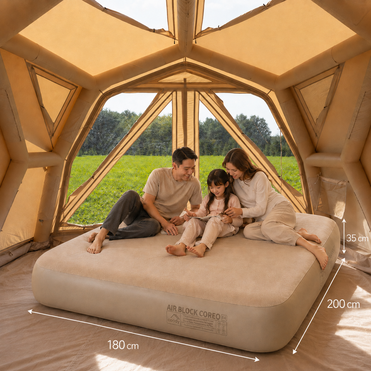 Coody Coreo Air Mattress Full-Cover Mattress Cover