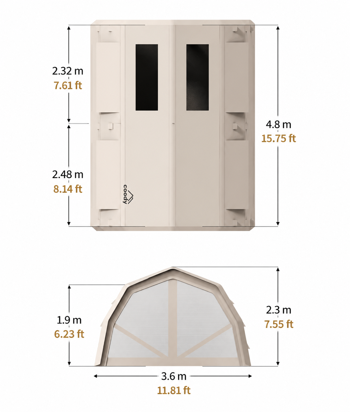 Coody 17.2 Pro Inflatable Tent – Familia