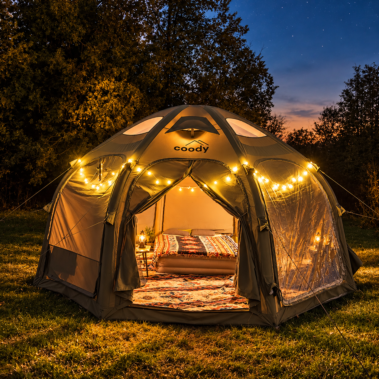 Coody Inflatable Tent - Dome