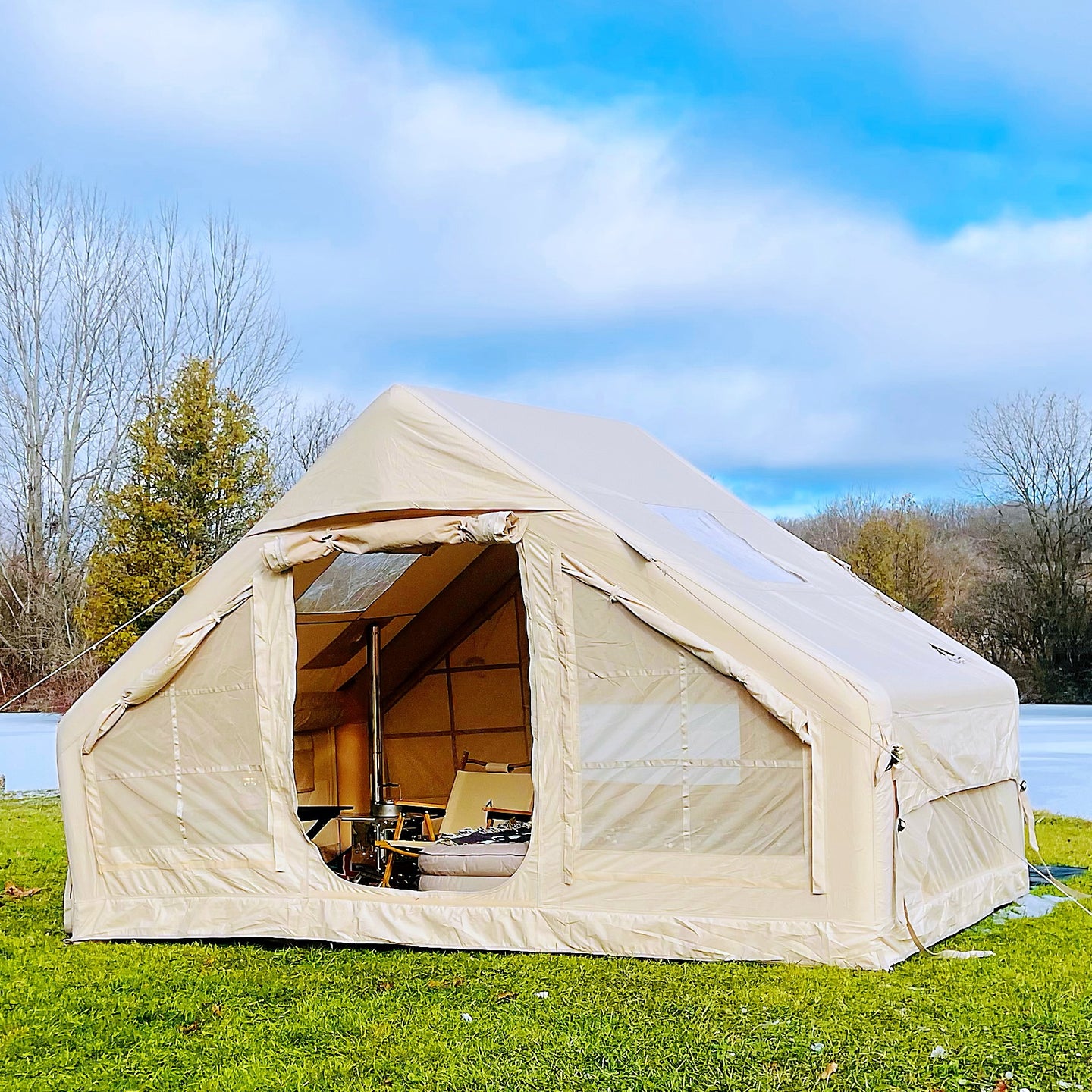 Adrift Inflatable Tent - Cabin 6.4 | All-Season Inflatable Tent for ...