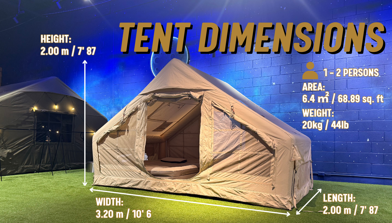 Inflatable Tent Cabin 6.4- {9} | winter camping tent |  glamping tent