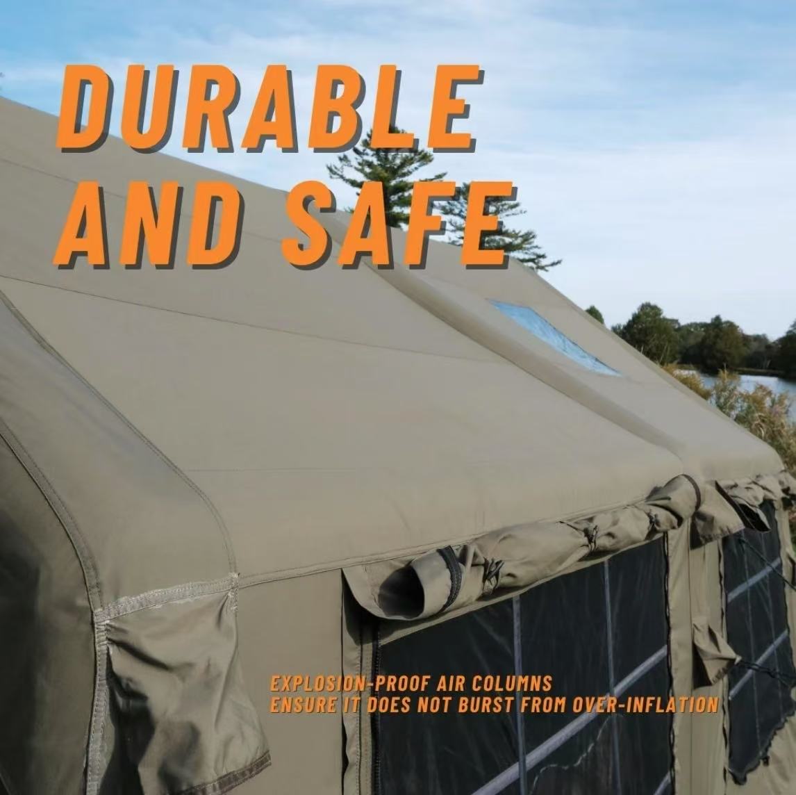 Inflatable Tent Nest 8.0 - {14} | winter camping tent |  glamping tent